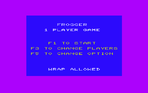 Frogger screenshot 2 for Vic-20